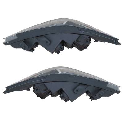 Rareelectrical - New Pair Of Headlights Compatible With Hyundai Elantra Eco Sedan 2017 2018 By Part Numbers Hy2503206 - Image 3