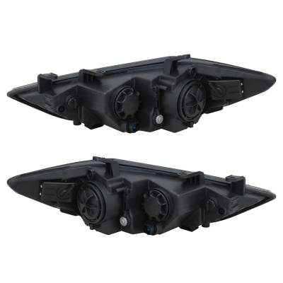 Rareelectrical - New Pair Of Headlights Compatible With Hyundai Elantra Eco Sedan 2017 2018 By Part Numbers Hy2503206 - Image 4