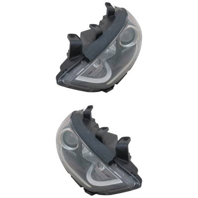 Rareelectrical - New Pair Of Headlights Compatible With Hyundai Elantra Eco Sedan 2017 2018 By Part Numbers Hy2503206 - Image 5