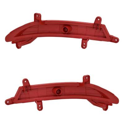 Rareelectrical - New Pair Of Daytime Running Lights Compatible With Hyundai Santa Fe 3.3L 2013 2014 2015 2016 By Part - Image 2