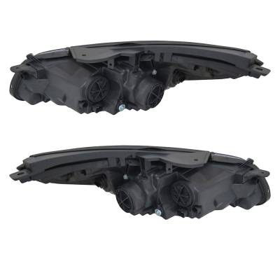 Rareelectrical - New Pair Of Headlights Compatible With Hyundai Sonata Se Sedan 2016 2017 By Part Numbers Hy2503201 - Image 2