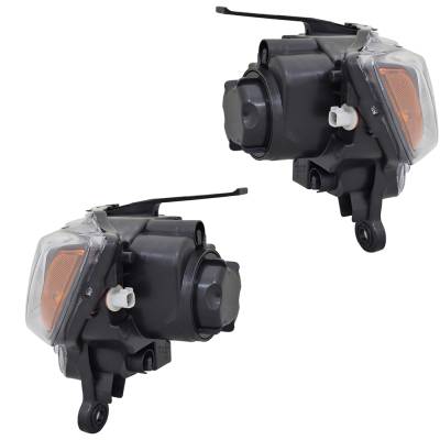 Rareelectrical - New Pair Of Headlights Compatible With Jeep Grand Cherokee Sport Utility 2014 2015 2016 By Part - Image 6