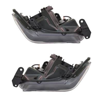 Rareelectrical - New Pair Of Headlights Compatible With Toyota Tundra Sr5 Crew Cab Pickup 2018 2019 2020 2021 By Part - Image 2