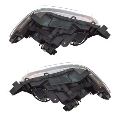 Rareelectrical - New Pair Of Headlights Compatible With Toyota Tundra Sr5 Crew Cab Pickup 2018 2019 2020 2021 By Part - Image 3