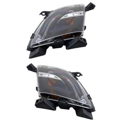 Rareelectrical - New Pair Of Fog Lights Compatible With Tesla S 2012 2013 2014 2015 2016 2017 2018 2019 2020 By Part - Image 3