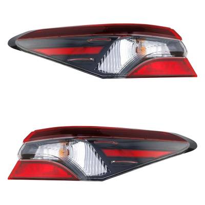 Rareelectrical - New Pair Of Tail Lights Compatible With Toyota Camry 2.5L 3.5L 2021 2022 2023 2024 By Part Numbers - Image 6