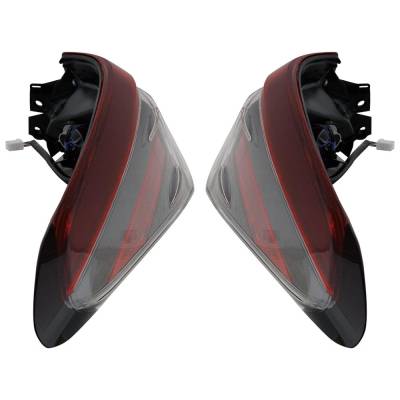 Rareelectrical - New Pair Of Tail Lights Compatible With Toyota Camry 2.5L 3.5L 2021 2022 2023 2024 By Part Numbers - Image 8