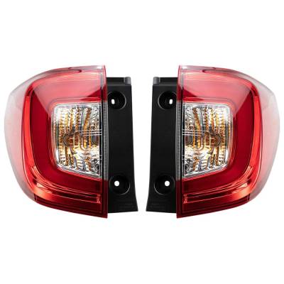 Rareelectrical - New Pair Of Tail Lights Compatible With Honda Pilot 3.5L 2019 2020 2021 2022 By Part Numbers - Image 1
