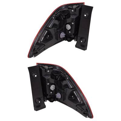 Rareelectrical - New Pair Of Tail Lights Compatible With Honda Pilot 3.5L 2019 2020 2021 2022 By Part Numbers - Image 2