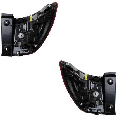 Rareelectrical - New Pair Of Tail Lights Compatible With Honda Pilot 3.5L 2019 2020 2021 2022 By Part Numbers - Image 8