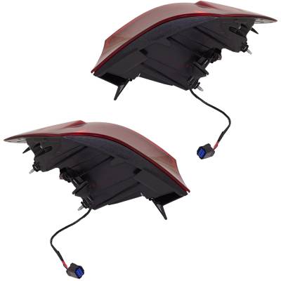 Rareelectrical - New Halogen Outer Pair Tail Lights Compatible With Kia Forte Lxs Sedan 2.0L 2019 2020 2021 2022 2023 - Image 6