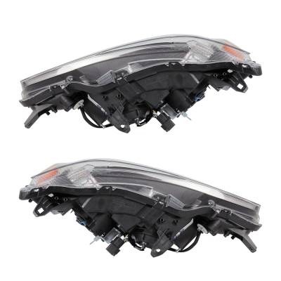 Rareelectrical - New Pair Of Headlights Compatible With Mitsubishi Lancer Evolution Mr 2009 2010 2011 2012 2013 2014 - Image 3