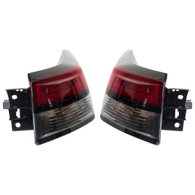 Rareelectrical - New Pair Of Tail Lights Compatible With Nissan Pathfinder 3.5L 2022 2023 2024 By Part Numbers - Image 1