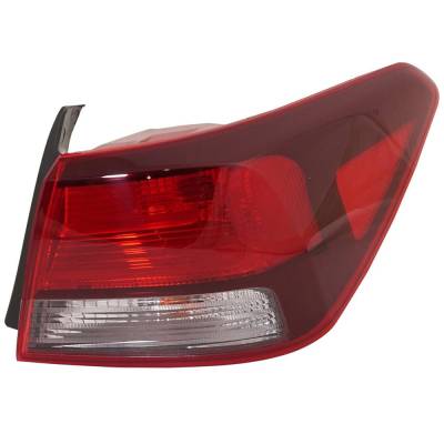 New Halogen Outer Right Tail Light Compatible With Kia Rio Ex Sedan 4 Door 1.6L 2018 2019 2020 2021