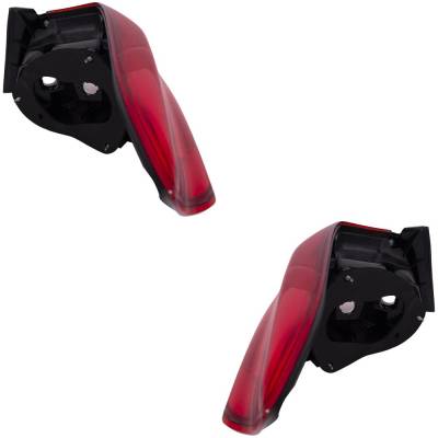 Rareelectrical - New Pair Of Tail Lights Compatible With Subaru Wrx Sti Wrx 2015 2016 2017 2018 2019 2020 2021 By - Image 3