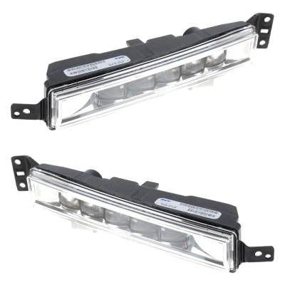 Rareelectrical - New Pair Of Daytime Running Lights Compatible With Honda Accord 2.0L 2.4L 3.5L 2016 2017 By Part - Image 3