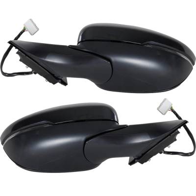 Rareelectrical - New Pair Mirror Compatible With Honda Accord Ex-L Hybrid Ex-L Sedan 4-Door 1.5L 2.0L 2018 2019 2020 - Image 2