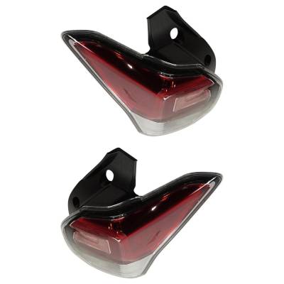 Rareelectrical - New Pair Of Tail Lights Compatible With Subaru Forester 2.0L 2.5L 2017 2018 By Part Numbers - Image 2