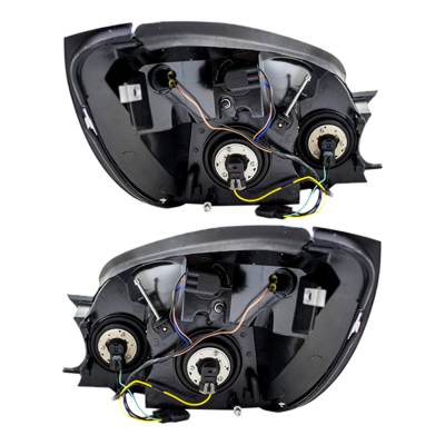 Rareelectrical - New Pair Of Halogen Headlights Compatible With Buick Rendezvous Cx Sport Utility 4 Door 3.4L 2004 - Image 2