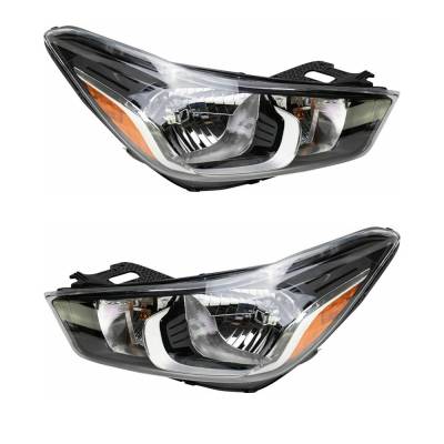 Rareelectrical - New Pair Of Halogen Headlights Compatible With Chevrolet Spark Activ Hatchback 4 Door 1.4L 2017 2018 - Image 3