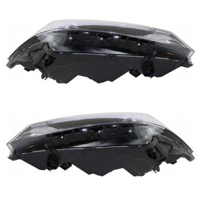 Rareelectrical - New Pair Of Halogen Headlights Compatible With Kia Forte5 Ex Hatchback 4 Door 2.0L 2017 2018 By Part - Image 5