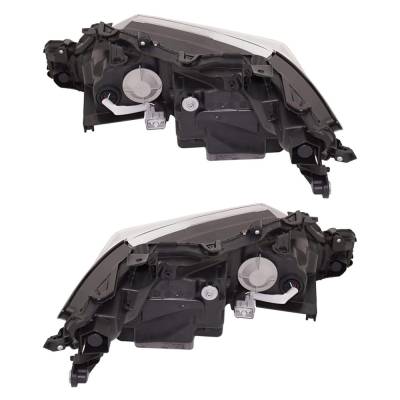 Rareelectrical - New Pair Of Halogen Headlights Compatible With Toyota Camry Xle Sedan 3.5L 2019 2020 2021 2022 2023 - Image 2