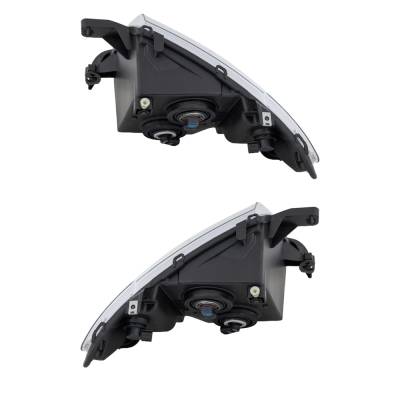 Rareelectrical - New Pair Of Halogen Headlights Compatible With Ford Edge Sel Plus Sport Utility 4 Door 3.5L 2007 By - Image 3