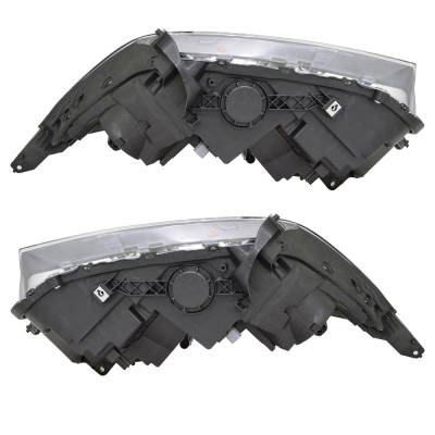 Rareelectrical - New Pair Of Halogen Headlights Compatible With Honda Cr-V Ex Sport Utility 4 Door 2.4L 2017 2018 - Image 2