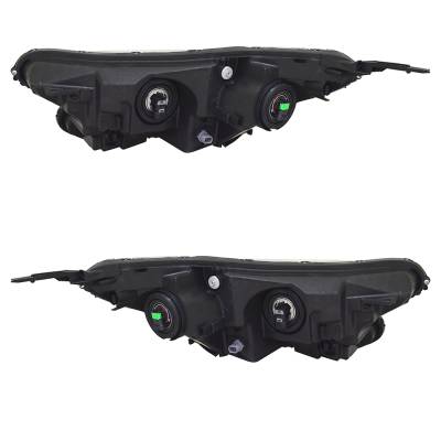 Rareelectrical - New Pair Of Halogen Headlights Compatible With Honda Cr-V Ex Sport Utility 4 Door 2.4L 2017 2018 - Image 3