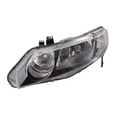 Rareelectrical - New Left Halogen Headlight Compatible With Honda Civic Ex L Sedan 4 Door 2009 2010 2011 By Part - Image 5