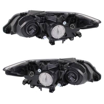 Rareelectrical - New Pair Of Halogen Headlights Compatible With Acura Rdx Base Sport Utility 4 Door 3.5L 2013 2014 - Image 2