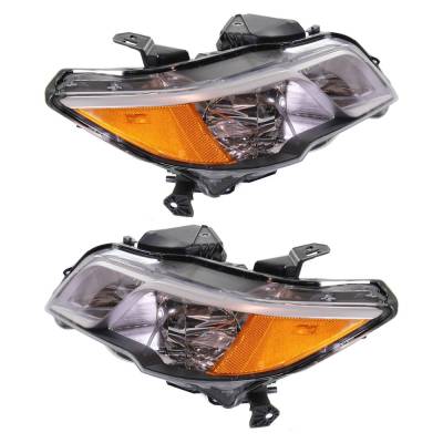 Rareelectrical - New Pair Of Halogen Headlights Compatible With Acura Rdx Base Sport Utility 4 Door 3.5L 2013 2014 - Image 4