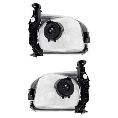 Rareelectrical - New Pair Of Halogen Headlights Compatible With Toyota Tundra Sr5 Crew Cab Pickup 4 Door 3.4L 2004 By - Image 2