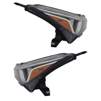 Rareelectrical - New Pair Of Headlights Compatible With Nissan Versa Sv Sedan 1.6L 2020 2021 2022 By Part Number - Image 4