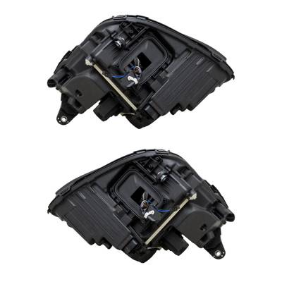 Rareelectrical - New Pair Of Led Headlights Compatible With Mercedes-Benz E400 4Matic Wagon 4 Door 3.0L 2017 2018 By - Image 4