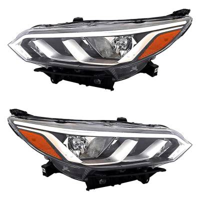 Rareelectrical - New Pair Of Headlights Compatible With Nissan Sentra 2.0L 2020 2021 2022 2023 By Part Numbers - Image 1