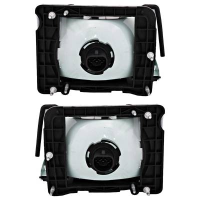 Rareelectrical - New Pair Of Headlights Compatible With Dodge 1991-1996 By Ch2502105 55054715 762405-59622-8 - Image 2