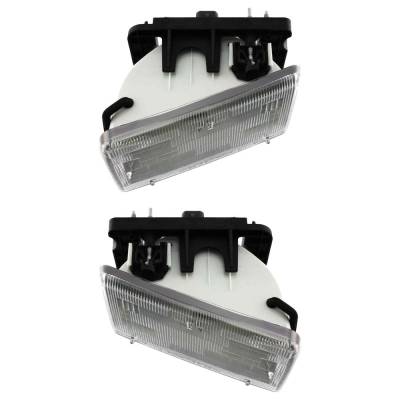 Rareelectrical - New Pair Of Headlights Compatible With Dodge 1991-1996 By Ch2502105 55054715 762405-59622-8 - Image 3