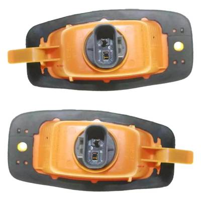 Rareelectrical - New Pair Of Daytime Running Lights Compatible With Hyundai Santa Fe Tucson 2001 2002 2003 2004 2005 - Image 3