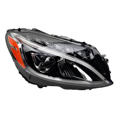 Rareelectrical - New Right Headlight Compatible With Mercedes-Benz C300 Coupe Plastic Hid Bulb High Low Beam Clear - Image 1