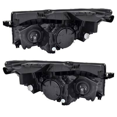 Rareelectrical - New Pair Of Headlights Compatible With Honda Ridgeline Rtl Crew Cab Pickup 4-Door 3.5L 2021 2022 - Image 4