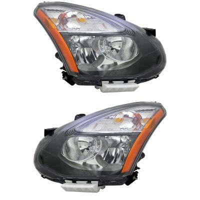 Rareelectrical - New Pair Of Headlights Compatible With Nissan Rogue Sv Sport Utility 4-Door 2.5L 2013 By Part Number - Image 4