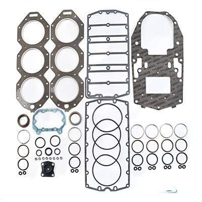 New Powerhead Gasket Kit Compatible With Johnson/Evinrude 6 Cyl 3.854 Bore E-Tec 3.4 Liter 250 Hp 6