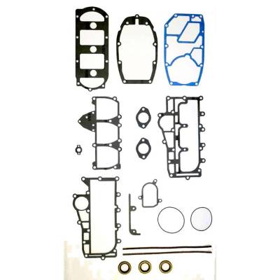 New Powerhead Gasket Kit Compatible With Mariner Mercury 3 Cyl 2.875 Bore Cross Flow 50 Hp 3 Cyl