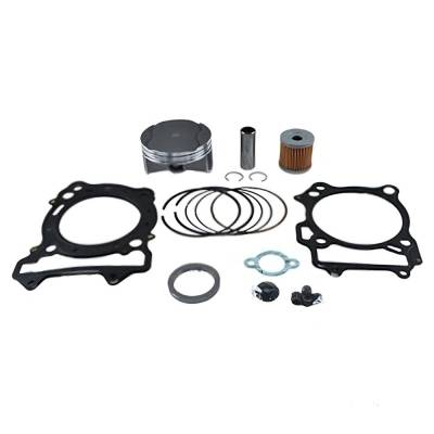 New 91Mm Bore 1Mm Over Top End Rebuild Kit Compatible With Arctic Cat Kawasaki Suzuki Dvx 400Cc