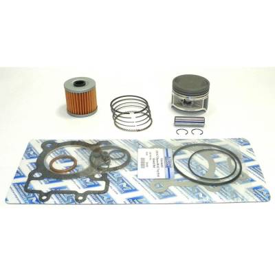 New 67.5Mm Bore .5Mm Over Top End Rebuild Kit Compatible With Kawasaki Bayou 220Cc 1988-2002 220Cc