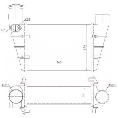 Rareelectrical - New Intercooler Compatible With Audi A4 Quattro By Part Numbers 96896 058145805C 058145805G - Image 7