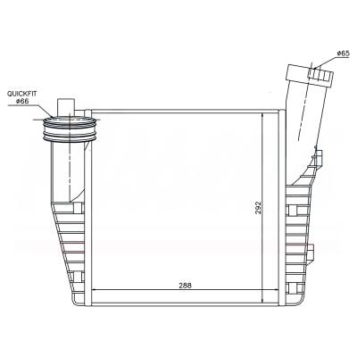 Rareelectrical - New Intercooler Compatible With Porsche Cayenne Turbo S By Part Numbers 96687 7L6145804b 95514580400 - Image 8