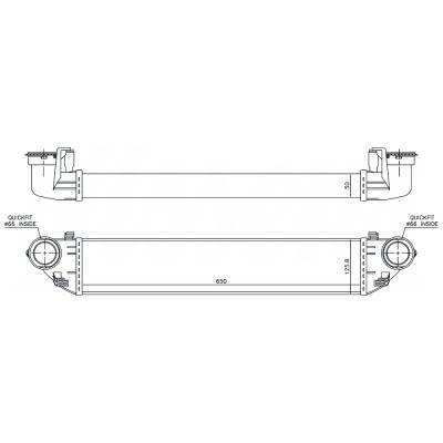 Rareelectrical - New Intercooler Compatible With Mercedes-Benz C230 By Part Numbers 96714 A2035000600 2035000000 - Image 6