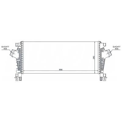 Rareelectrical - New Intercooler Compatible With Chevrolet Cruze By Part Numbers 96555 13311080 1302148 - Image 4